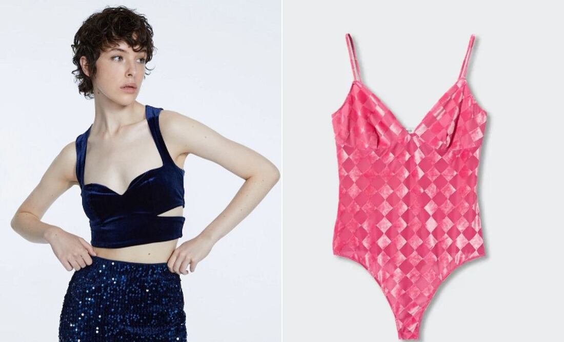 El otoño es ideal para lucir prendas de terciopelo / Foto: Stradivarius / Mango