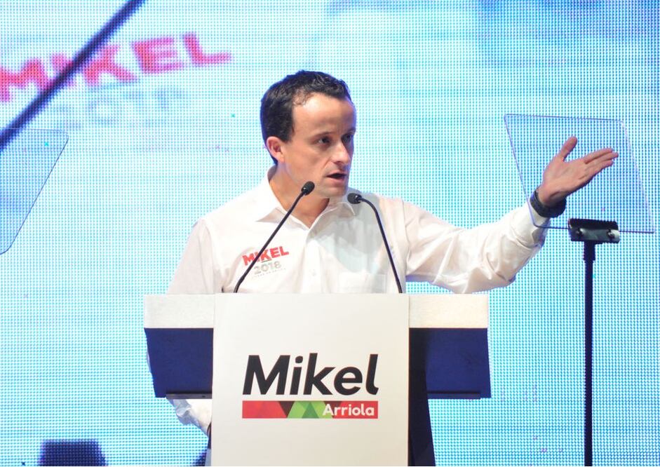 Foto: Tomada de la cuenta de Twitter de Mikel Arriola.