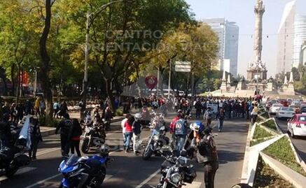 Autoridades alertan por presencia de manifestantes en Ángel de la Independencia