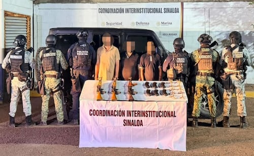 Persecución y balacera en Culiacán; dos presuntos civiles armados mueren y tres son detenidos tras enfrentamiento con Ejército y GN