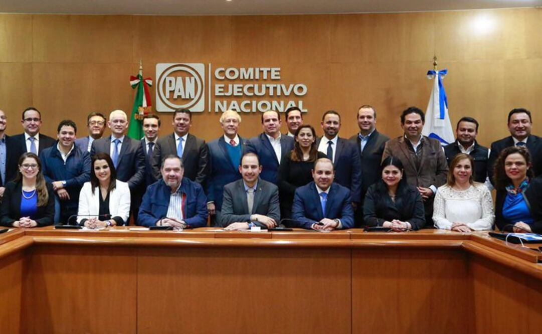 Integrantes del Comité Ejecutivo Nacional del PAN. Foto: Especial