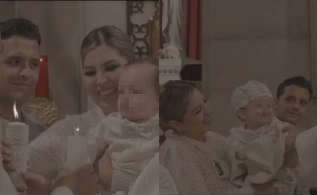 En la fotografía aparecen Christian Nodal, su madre Cristy y el hijo de Amely. Foto:Captura.