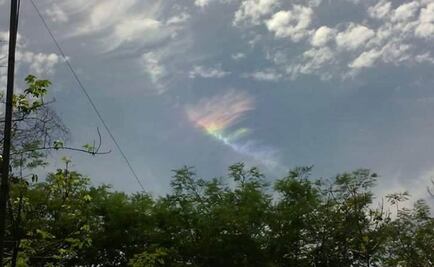 En Veracruz también captan "arcoiris de fuego"