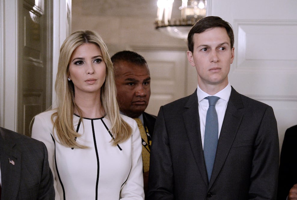 Aseguran que Ivanka Trump y Jared Kushner no son felices en Washington