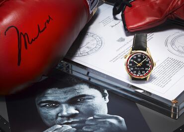 Muhammad Ali resucita en un reloj