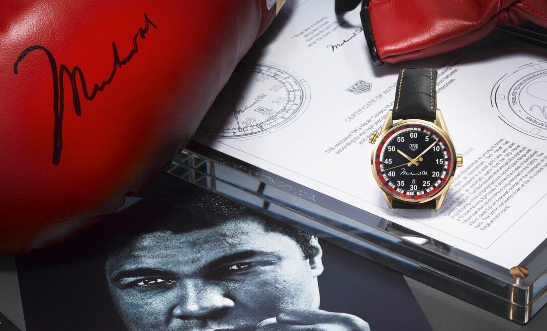 Muhammad Ali resucita en un reloj