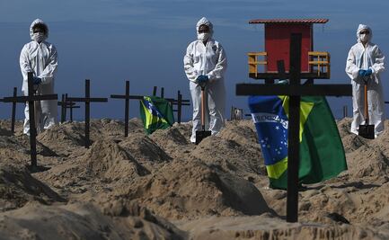 Brasil sobrepasa las 43 mil 300 muertes por Covid-19; reporta más de 860 mil casos