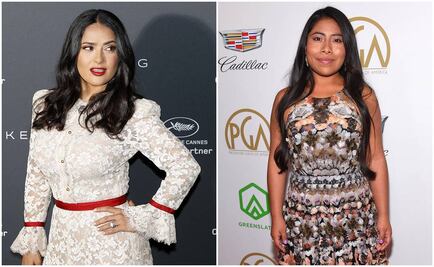 "Ojalá que esta vez tú sí te lo lleves", dice Salma Hayek a Yalitza Aparicio
