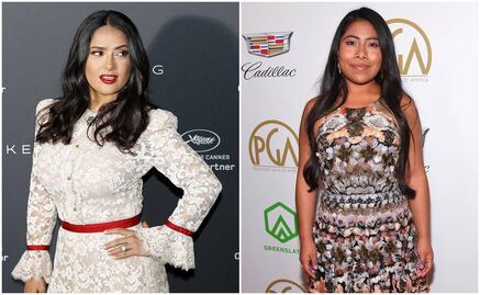 "Ojalá que esta vez tú sí te lo lleves", dice Salma Hayek a Yalitza Aparicio
