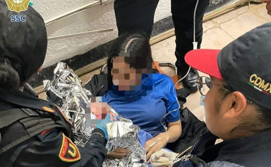 Mujer da a luz en Línea 2 del Metro (13/07/2025). Foto: Captura de pantalla