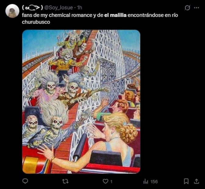 El show dejó una ola de memes que se volvió tendencia en la red. Foto: 'X'