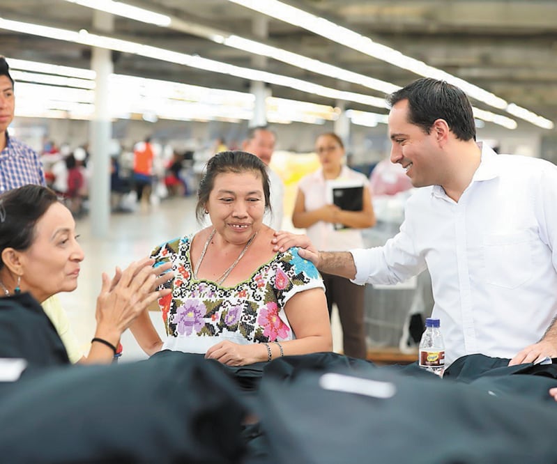 Mauricio Vila concretó inversiones en los ramos textil y automotriz, entre otros: Foto/Especial