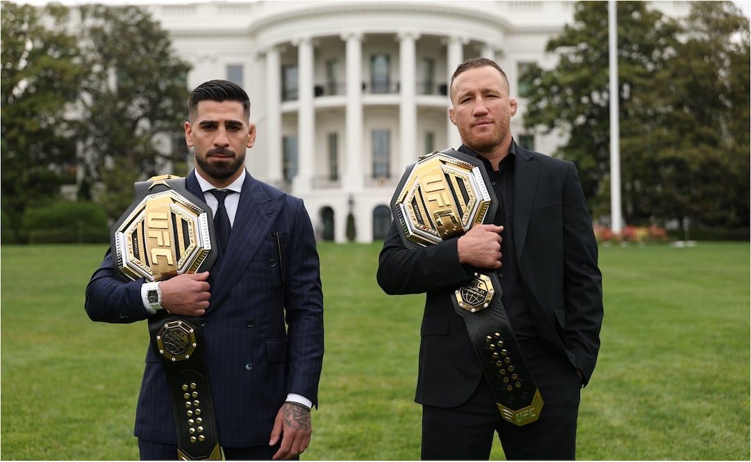 FOTO: UFC - Donald Trump y Topuria anuncian evento de UFC en la Casa Blanca