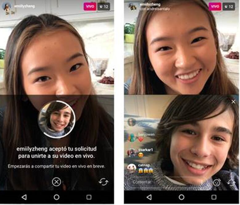 Una vez que te unas al video de tu amigo, podrás abandonar la solicitud cuando lo desees. (Crédito: Instagram)
