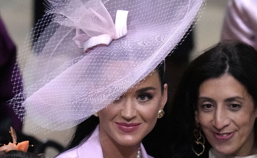 Katy Perry en la coronación del Rey Carlos III. Foto: AP Photo/Kirsty Wigglesworth, Pool, Archivo EL UNIVERSAL.