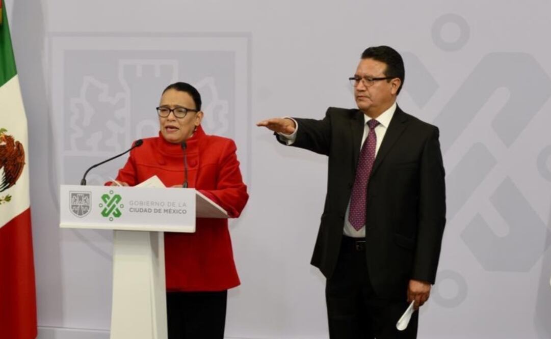 Néstor Vargas rinde protesta como nuevo consejero Jurídico de la CDMX. Foto: Especial