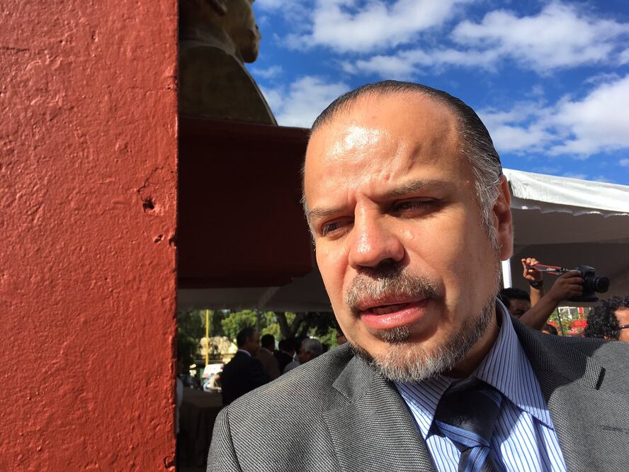 Germán Cervantes Ayala, titular del Instituto Estatal de Educación Pública de Oaxaca (Foto: Ismael García)