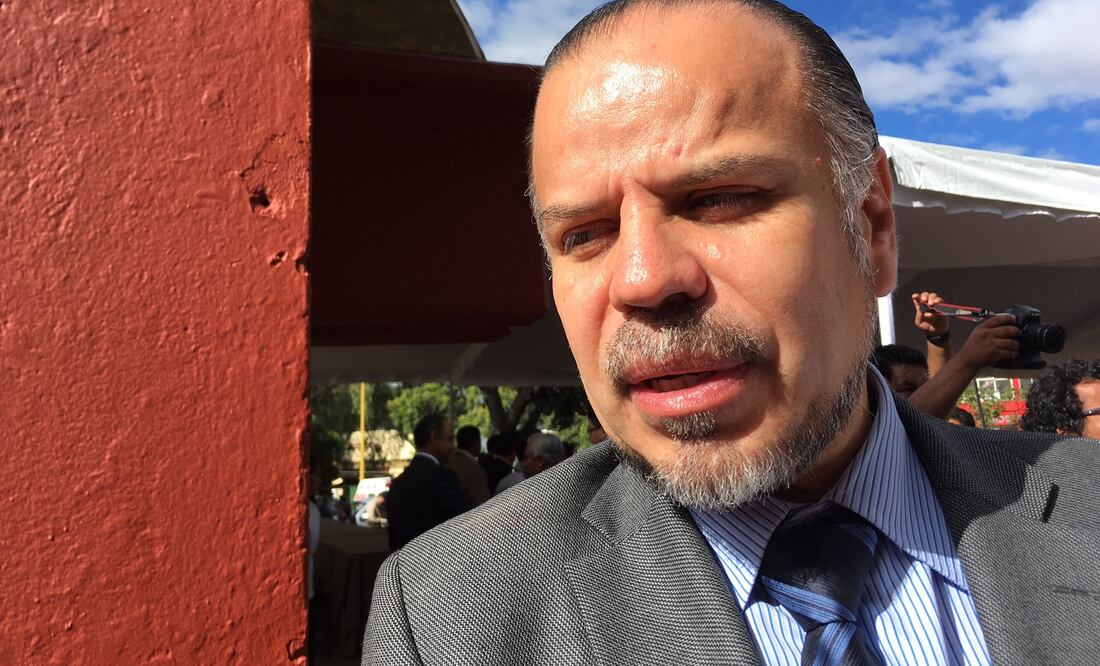 Germán Cervantes Ayala, titular del Instituto Estatal de Educación Pública de Oaxaca (Foto: Ismael García)