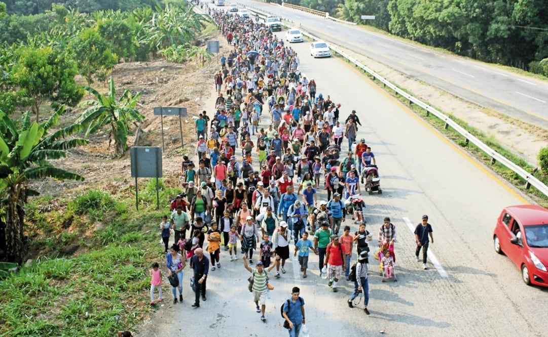 On Wednesday Trump reiterated threats to close part of the U.S.-Mexico border if Mexico doesn’t block what described as a new caravan of migrants headed north - Photo: Juan Manuel Blanco/EL UNIVERSAL
