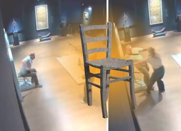 Así era la silla 'Van Gogh', hecha con cristales Swarovski, que fue destruida por turista; museo reacciona al daño de la pieza