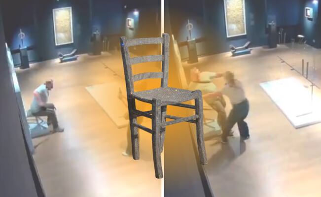 Así era la silla 'Van Gogh', hecha con cristales Swarovski, que fue destruida por turista; museo reacciona al daño de la pieza