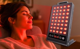 Luz roja e infrarroja Bestqool; el truco definitivo para eliminar el dolor articular y disminuir las arrugas