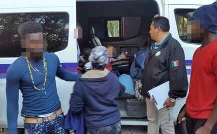 ​Rescatan a siete migrantes hondureños, entre ellos tres menores