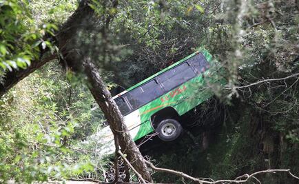 Camión cae a barranco en Toluca; hay siete lesionados
