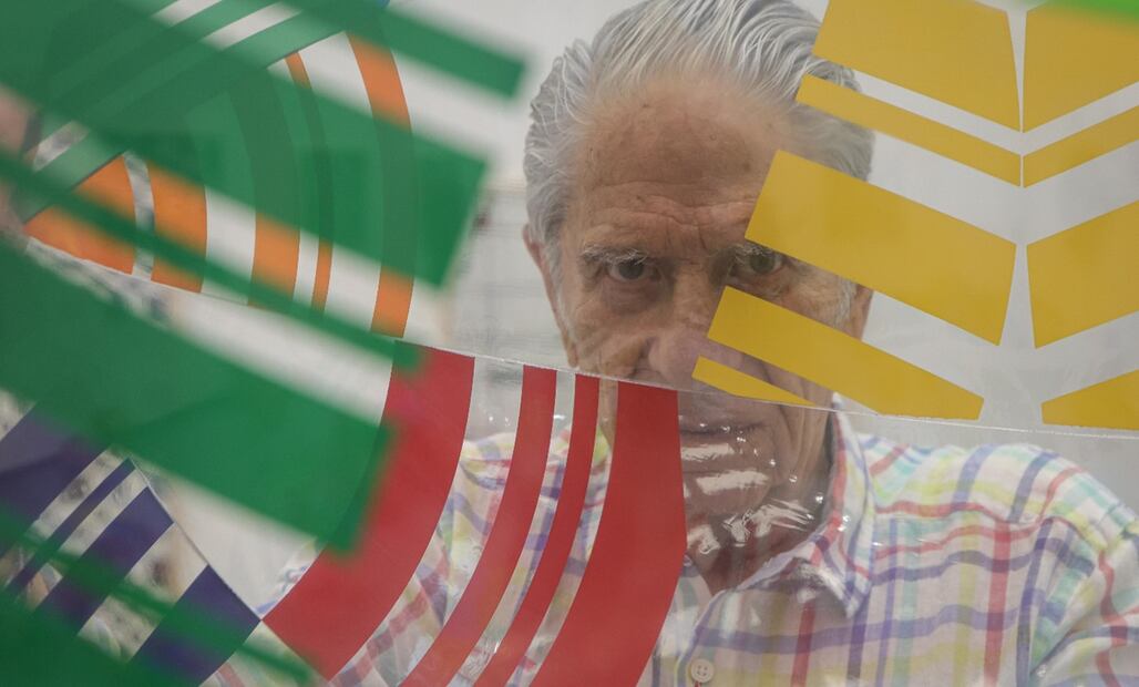 Entrevista con el artista plástico Eduardo Terrazas en su exposición en Proyectos Monclova. Fotos: Gabriel Pano/ El Universal.