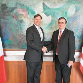 Buscan mejorar relación México-EU