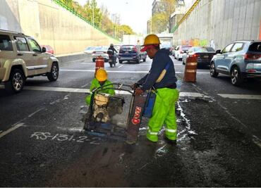 Megabachetón ha reparado más 14 mil baches en 6 días; mil 500 trabajadores participan