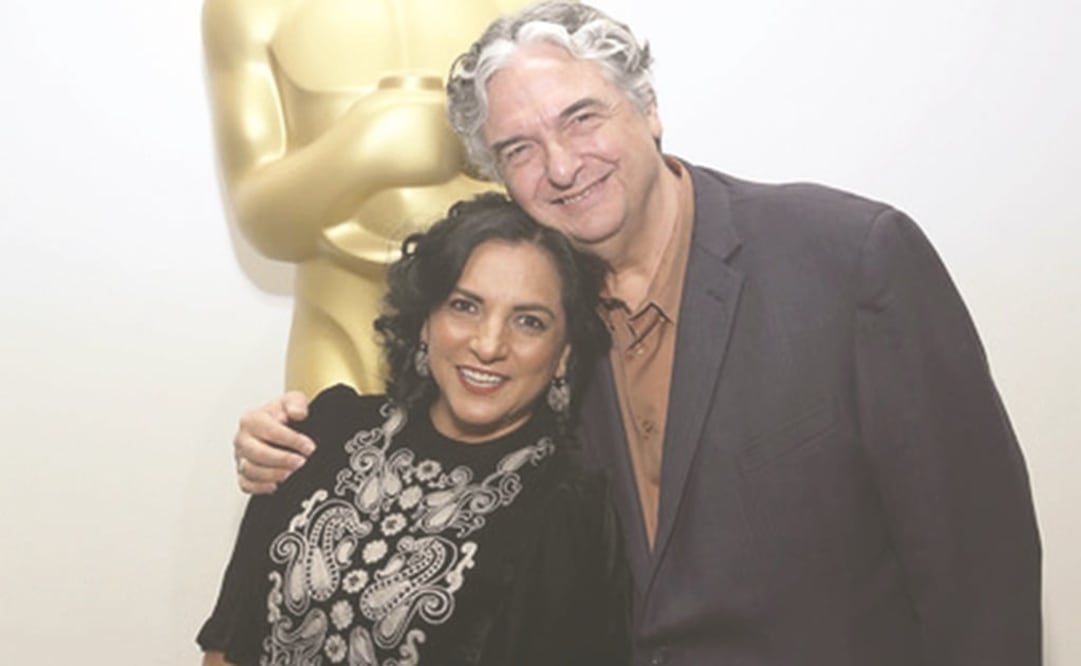 Zaide Silvia Gutierrez con Gregory Nava trabajaron juntos hace 35 años. Foto: Archivo El Universal.