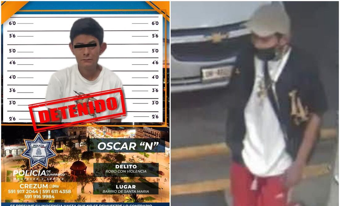 El vendedor del Oxxo, localizado en la calle Gante de la comunidad de Santa María, identificó plenamente al sujeto como el ladrón. Fotos: Especiales