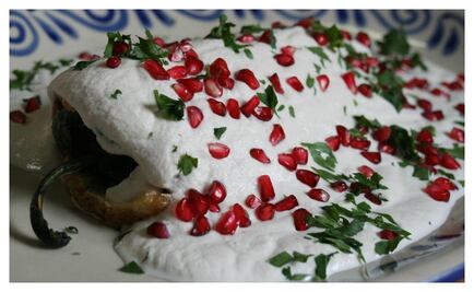 #RECETA Chiles en nogada de Atlixco