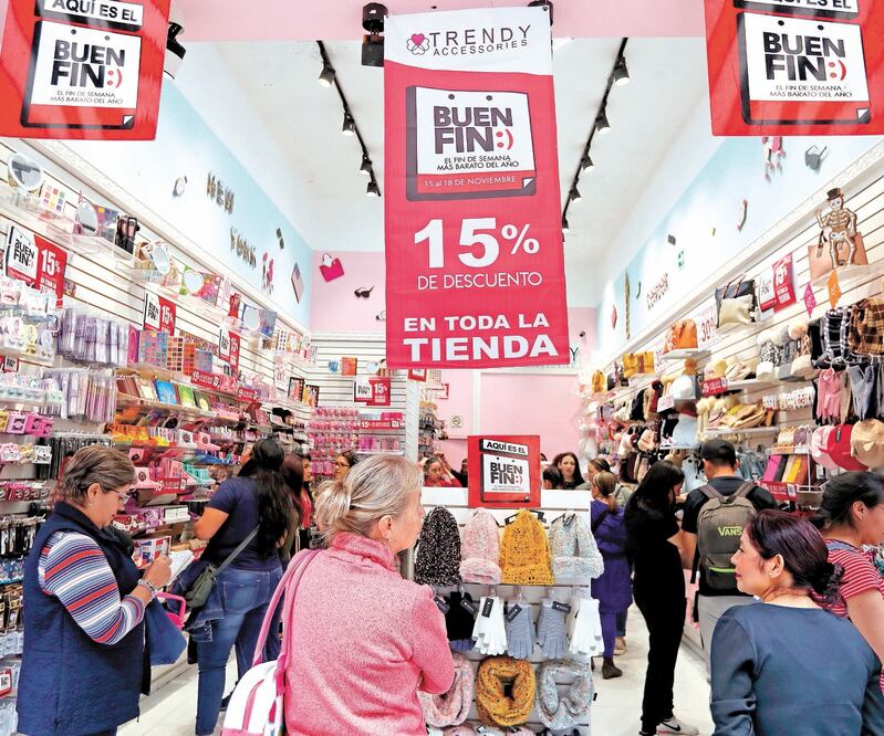 Las ventas de El Buen Fin pueden aportar un escenario más positivo para noviembre. Foto: ARCHIVO EL UNIVERSAL