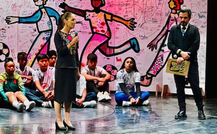 Sheinbaum y U2 asisten a Asamblea General de la Copa Mundial de Niños de la Calle; reconocen derechos de la infancia