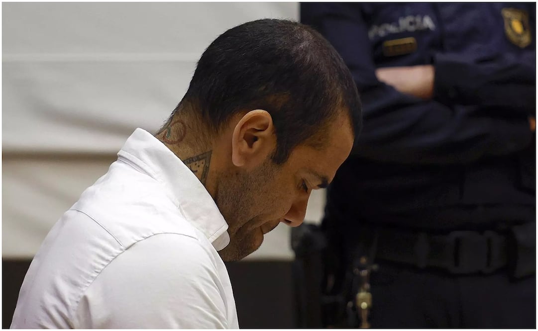 Dani Alves en juicio en Barcelona / FOTO: AP