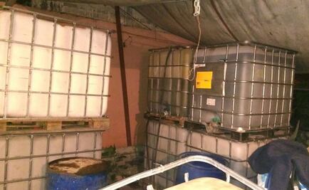 Detienen a dos por almacenar combustible robado en GAM