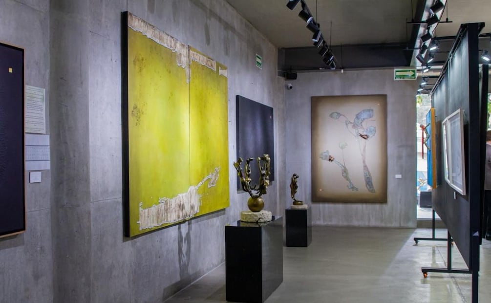 La galería de arte de Sandra Cuevas es el primer negocio con el que pretende financiar su regreso político. Foto: Santiago Reyes, EL UNIVERSAL