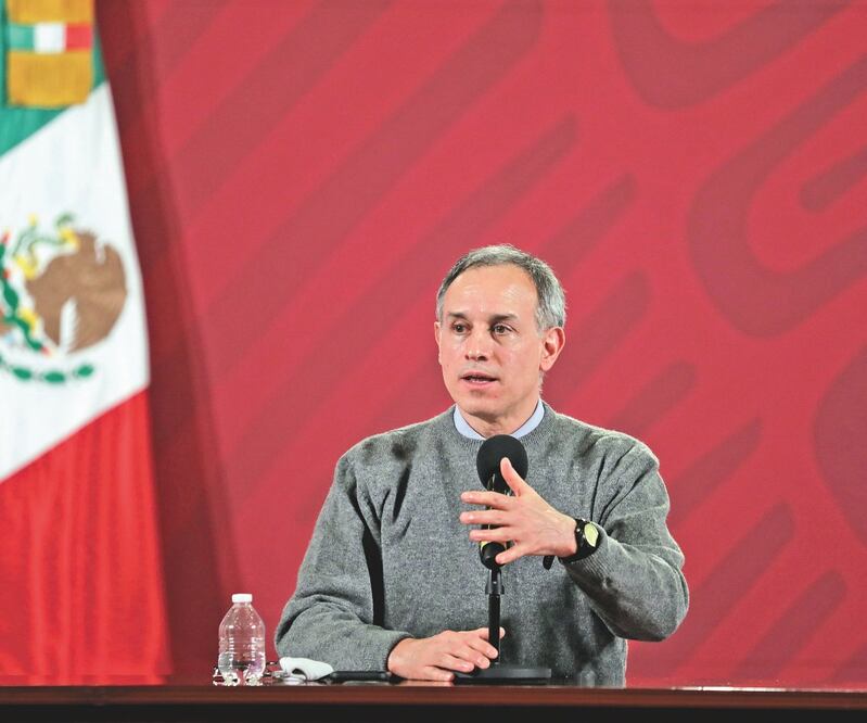 Hugo López-Gatell dice que algunos estados han tenido rebrotes. Foto: PRESIDENCIA