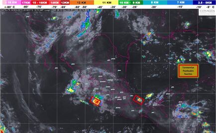 Onda tropical 15 provocará lluvias en todo el territorio nacional