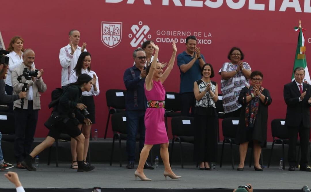 Clauda Sheinbaum en evento Encuentro ciudadano con todas y todos ustedes. Foto: Carlos Mejía. EL UNIVERSAL