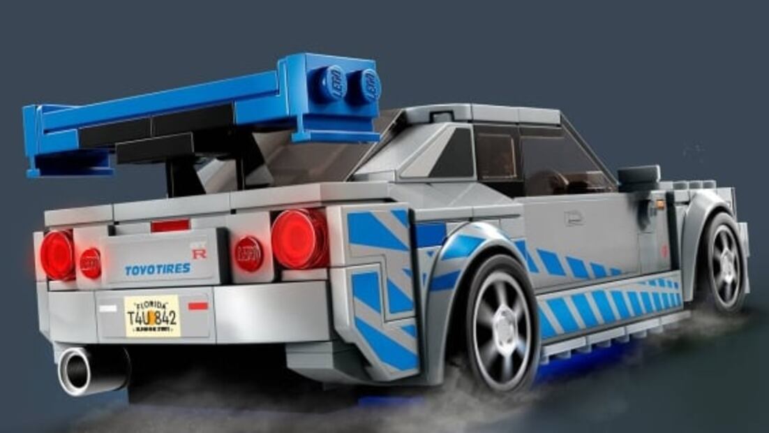 El nuevo Lego Speed ​​Champions viene con una figura de Brian O'Conner y de un R34 Nissan GT-R 