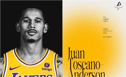 Juan Toscano es nuevo jugador de Los Ángeles Lakers
