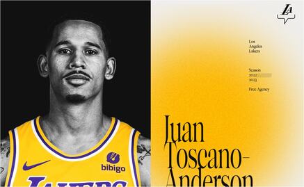 Juan Toscano es nuevo jugador de Los Ángeles Lakers