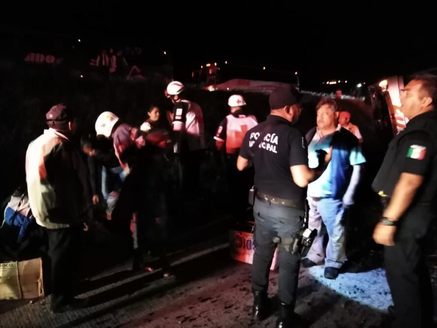 Los heridos, varios de ellos con heridas menores, fueron trasladados a hospitales de Cordoba