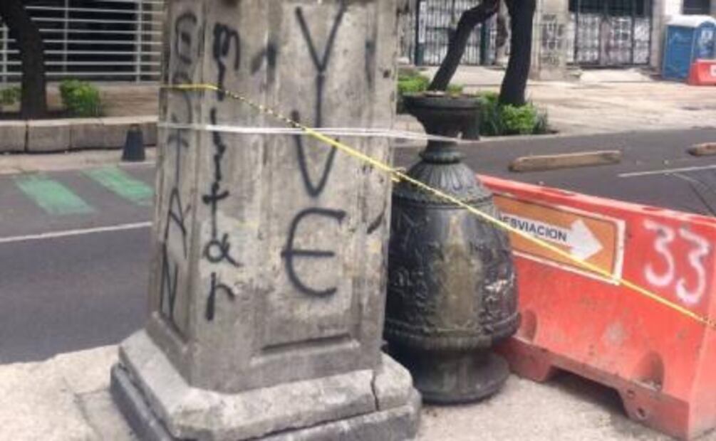 ¿Y dónde quedó el jarrón histórico de Reforma?