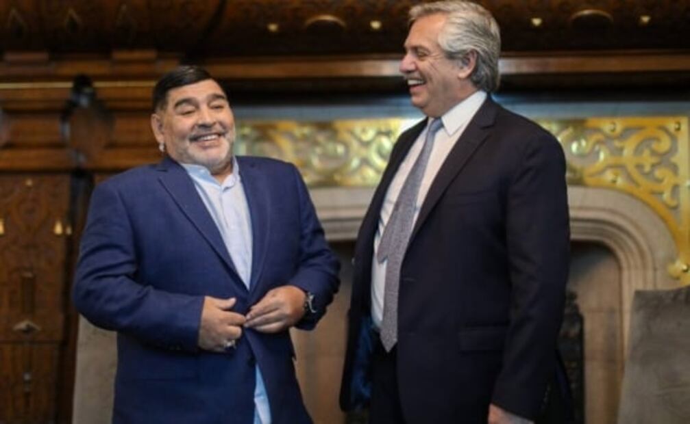 Fidel Castro y Hugo Chávez, los amigos de Maradona