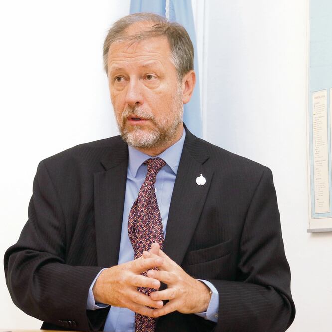 Jan Jarab, representante en México del Alto Comisionado de la ONU para los Derechos Humanos, se expresó en contra de la Guardia Nacional. Foto: CARLOS MEJÍA. EL UNIVERSAL