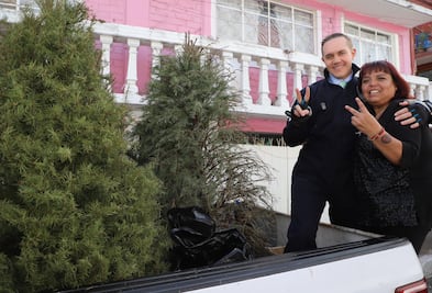 Cuajimalpa arranca programa de recolección de árboles de Navidad